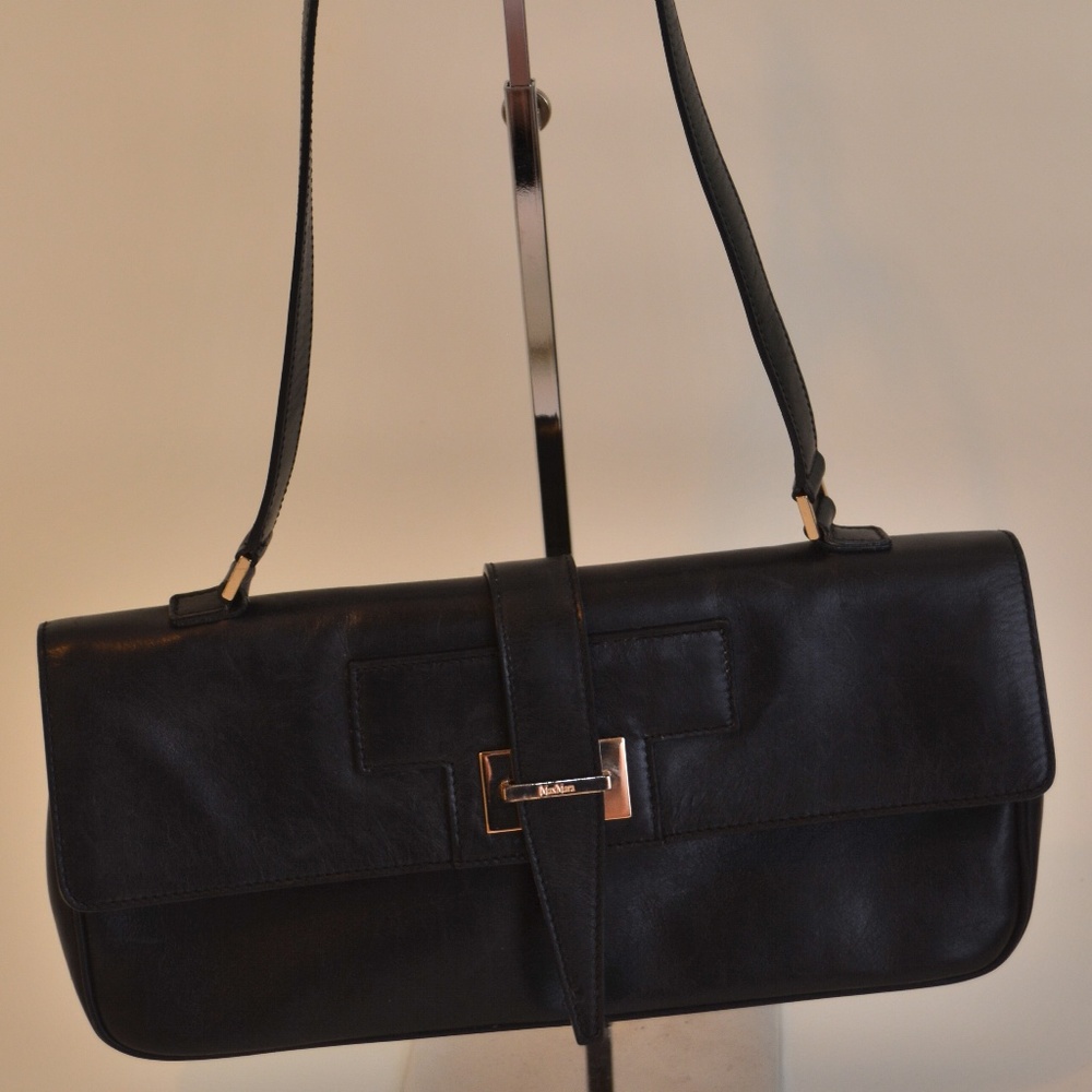 AUTHENTIC VINTAGE MaxMara Black Shoulder Bag